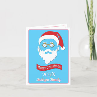 Agradecimento Cartão de Natal estilo Hipster papais noeis