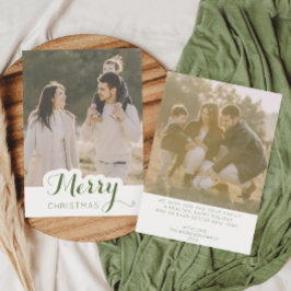 Agradecimento Cartão de Natal Feliz