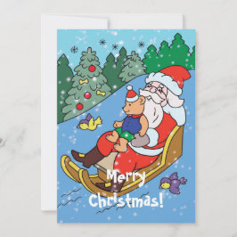 Agradecimento Cartão de Natal feliz
