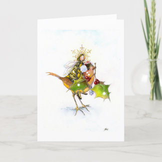 Agradecimento cartão de Natal/Feriado de Snowbird