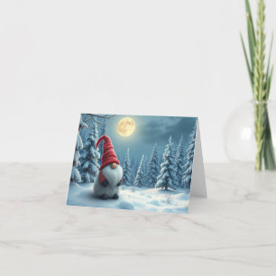 Agradecimento Cartão de Natal Gnomo