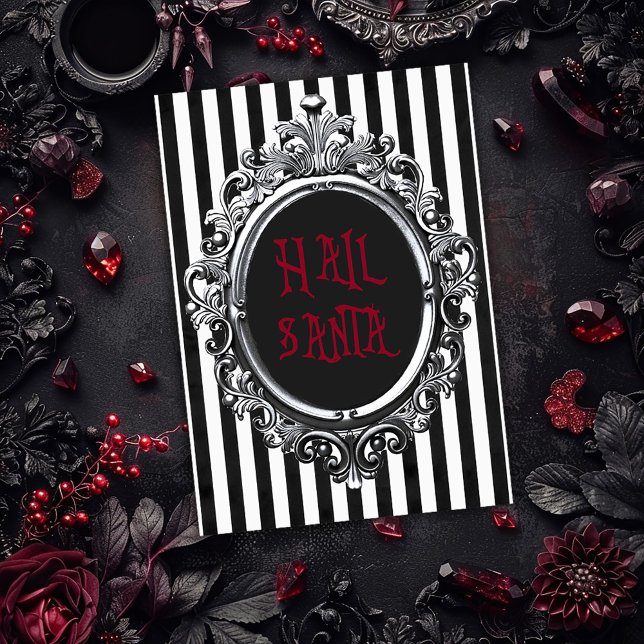 Agradecimento Cartão de Natal Hail Santa (Criador carregado)