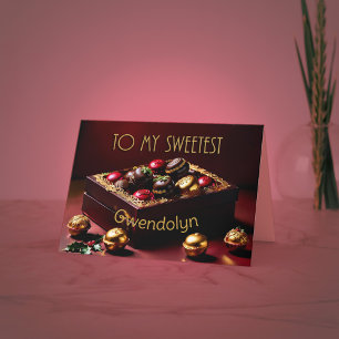 Agradecimento Cartão de Natal mais doce