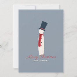 Agradecimento Cartão de Natal Moderno de Férias com Foto de Bone