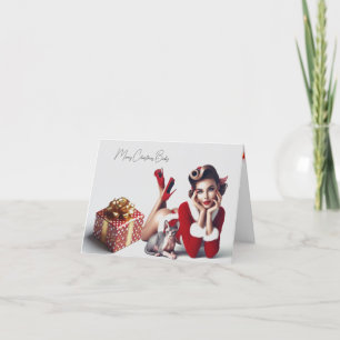 Agradecimento Cartão de Natal para Adultos do Sphynx Cat