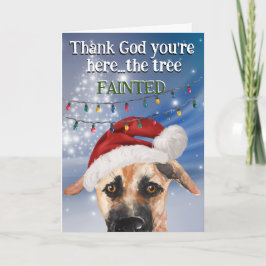 Agradecimento Cartão de Natal personalizado do seu Chinook