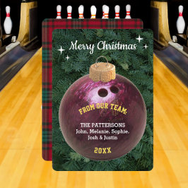 Agradecimento Cartão de Natal Personalizado do Ventilador da bol