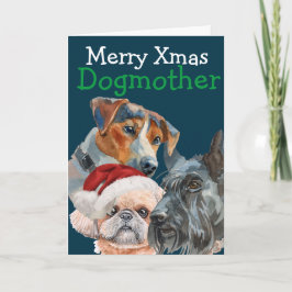 Agradecimento Cartão de Natal personalizado em aquarela do seu c