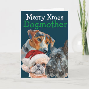 Agradecimento Cartão de Natal personalizado em aquarela do seu c