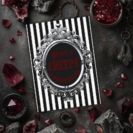 Agradecimento Cartão de Natal Sinistro