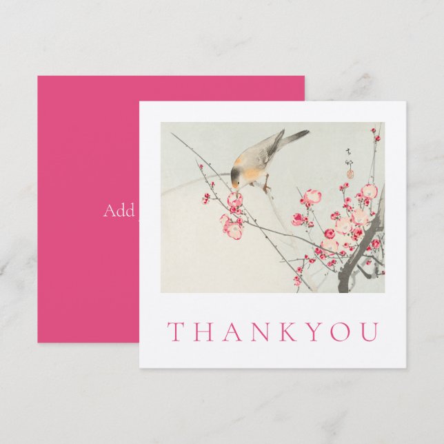 AGRADECIMENTO CARTÃO DE OBRIGAÇÕES: OHARA KOSON (Frente/Verso)