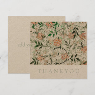 AGRADECIMENTO CARTÃO DE OBRIGAÇÕES: WILLIAM MORRIS : JASMINE