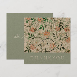 AGRADECIMENTO CARTÃO DE OBRIGAÇÕES: WILLIAM MORRIS : JASMINE