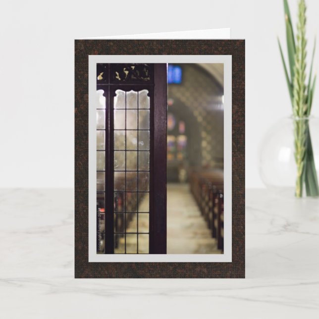 Agradecimento Cartão de obrigado para os ministros (Frente)