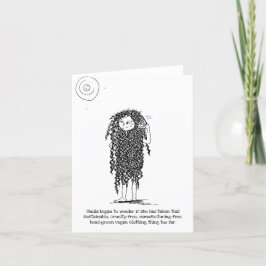 Agradecimento Cartão de opções de vestuário ineficiente