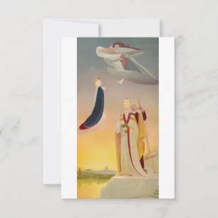 Agradecimento Cartão de Oração da Bênção Papal de Nossa Senhora