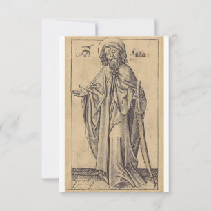 Agradecimento Cartão de Oração da Esperança de São Judas Tadeu