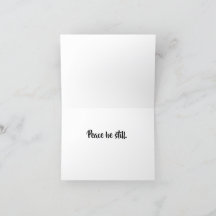 Cartão de Paz Dobrado Contra O Fogo