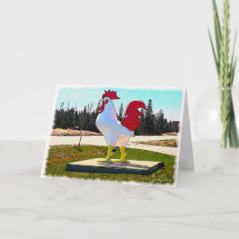 Agradecimento Cartão de Piada Hilário de Frango Cluckin - Lisa D