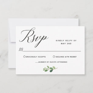 Agradecimento Cartão de Resposta Casamento