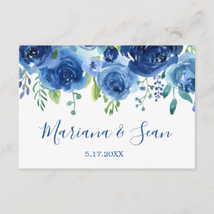 Agradecimento Cartão de Resposta de Código QR de Casamento Flora