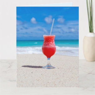 AGRADECIMENTO CARTÃO DE RETORNO DE ANIVERSÁRIO DE BEACH BEACH