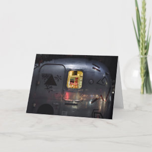 AGRADECIMENTO CARTÃO DE RETRO DE ANIVERSÁRIO FELIZ CAMPER GREETI
