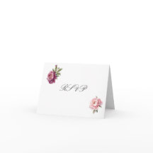 Cartão de RSVP Fé Esperança Amor com envelope