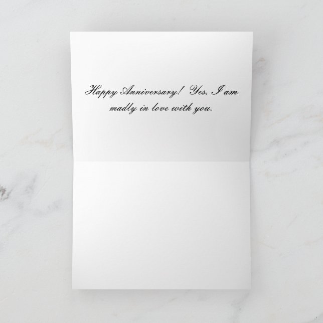 Agradecimento Cartão de saudação 5x7. Feliz urso panda (Interior)