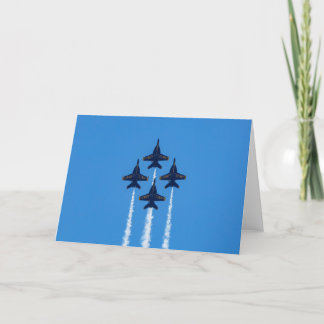 Agradecimento Cartão de Saudação Blue Angels