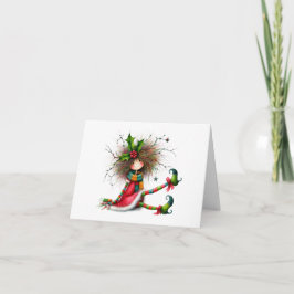 Agradecimento Cartão de Saudação Bonito e Quirky