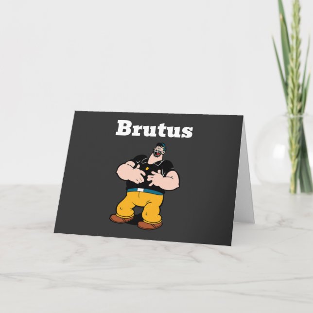 Agradecimento Cartão de Saudação Brutus (Frente)