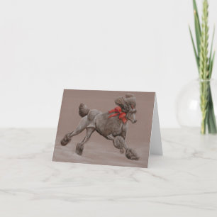 Agradecimento Cartão de Saudação Canino de Arte Canina Standard 