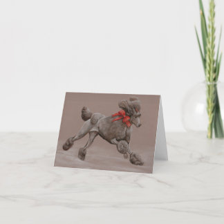 Agradecimento Cartão de Saudação Canino de Arte Canina Standard 