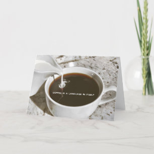 Agradecimento Cartão de Saudação COFFEETALK