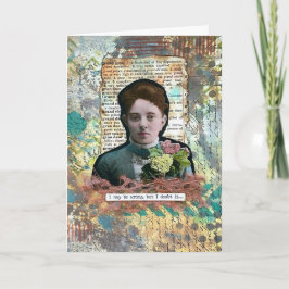 Agradecimento Cartão de saudação com estilo Vintage de mídia mis