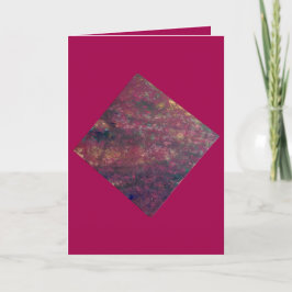 Agradecimento Cartão de saudação cor-de-rosa e dourado