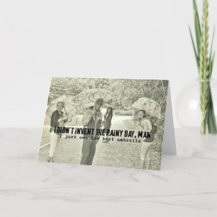 Agradecimento Cartão de Saudação da FESTA UMBRELLA