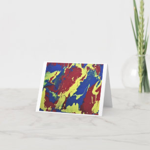 Agradecimento Cartão de saudação de abstrato, qualquer ocasião!