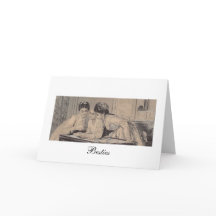 Cartão de Saudação de Besties Ausente