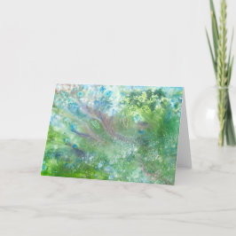 Agradecimento Cartão de saudação de dança em flocos de neve de I