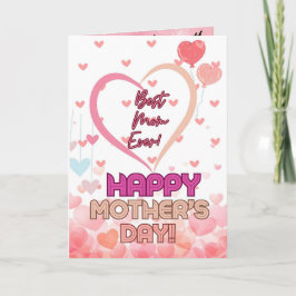 Agradecimento Cartão de Saudação de dia de as mães com Cotação