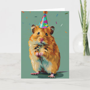 Agradecimento Cartão de saudação de Festa de aniversário de Hams