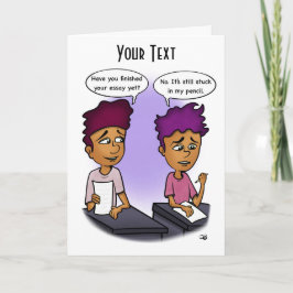 Agradecimento Cartão de Saudação de Lápis