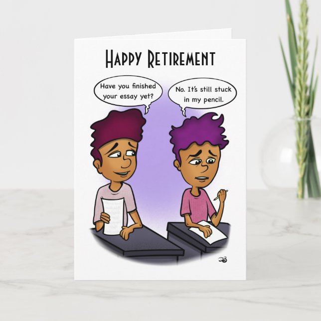 Agradecimento Cartão de Saudação de Lápis (Frente)