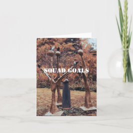 Agradecimento Cartão de Saudação de Metas de Esquadrão para Best