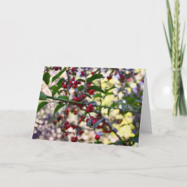 Agradecimento Cartão de Saudação de Natal