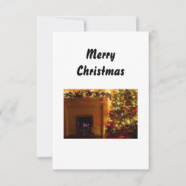 Agradecimento Cartão de Saudação de Natal