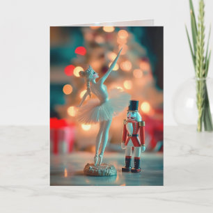 Agradecimento Cartão de saudação de Natal do Noturcracker - 5" x