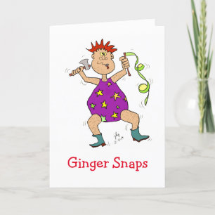 Agradecimento Cartão de saudação do Ginger Snap